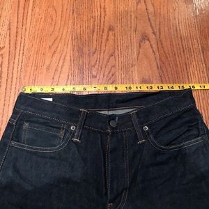 levi's 511 selvedge rigid urn